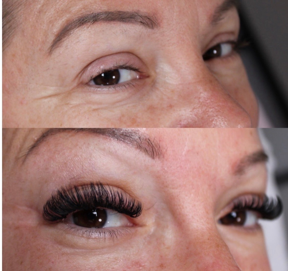 Antes y después cejas